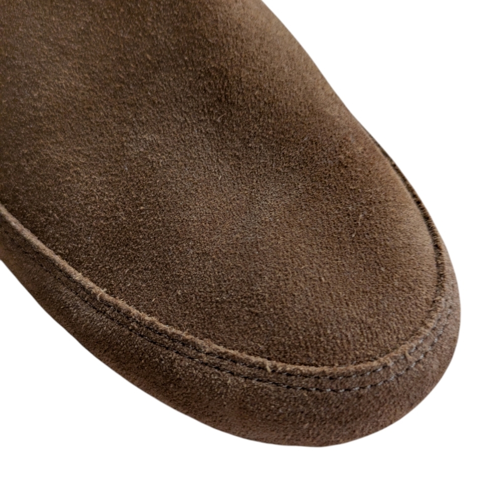 Vince Atlee Chestnut Suede Shearling Loafer Mens Size 12 - Picture 7 of 12